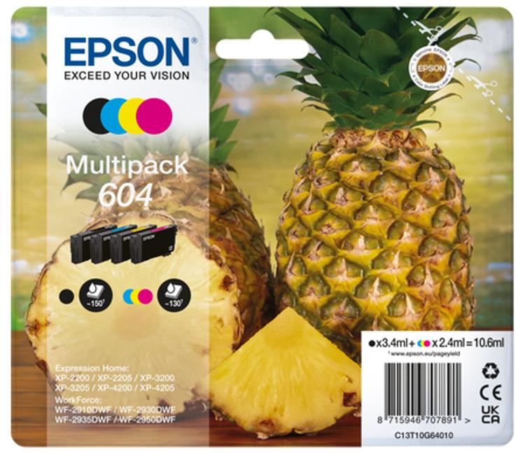 Epson mustepatruuna 604 multipack
