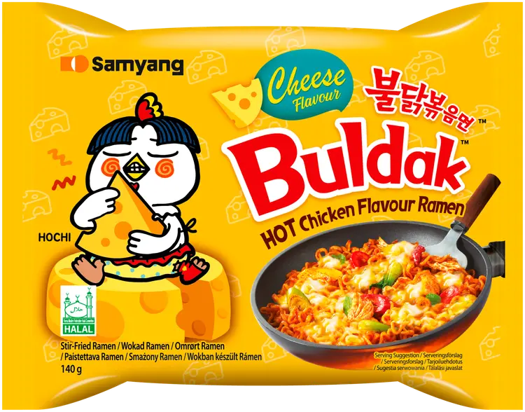 Samyang Buldak Ramen Hot Chicken Cheese Nuudeli 140g