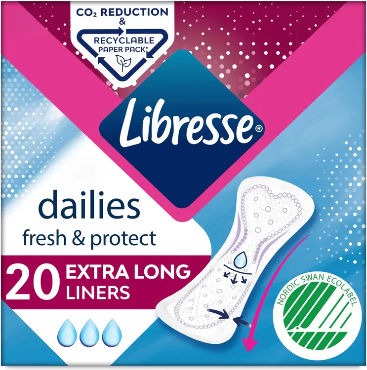 Libresse Dailies Extra Long pikkuhousunsuoja 20kpl