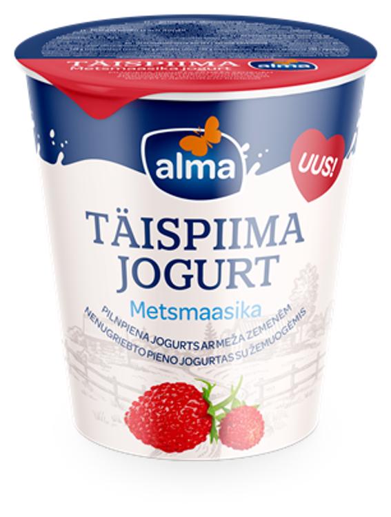 Alma täispiimajogurt metsmaasika 350g