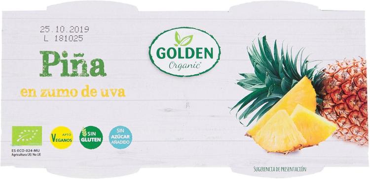 Golden Ananaspaloja viinirypälemehussa luomu 240g