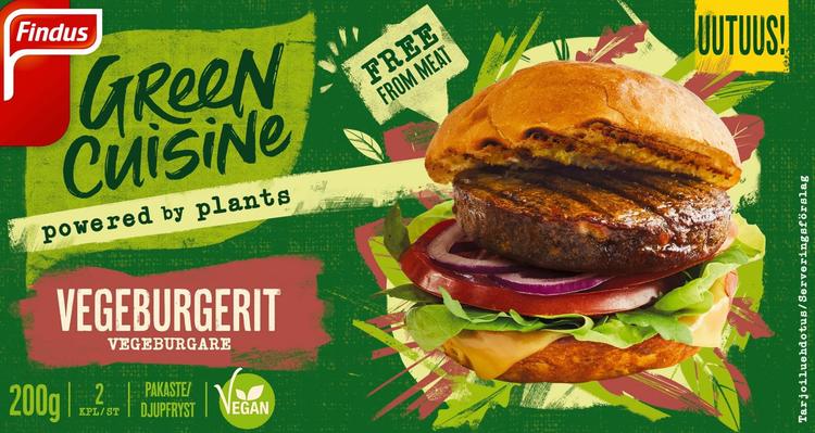 Findus Green Cuisine Vegeburgeritt 200g, pakaste
