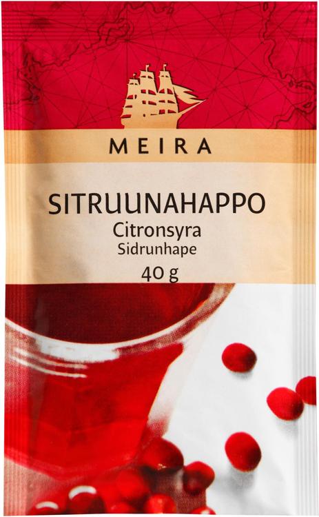 Meira 40g Sitruunahappo maustepussi