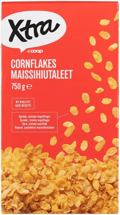 Xtra maissihiutaleet 750 g