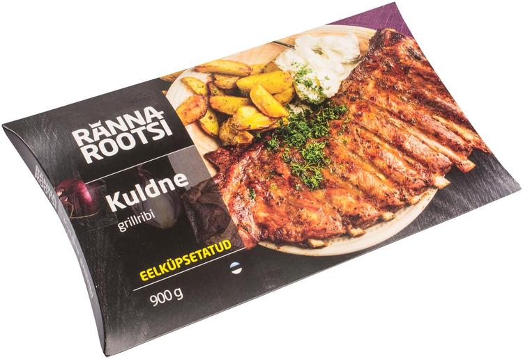 Kuldne grillribi eelküpsetatud 900G