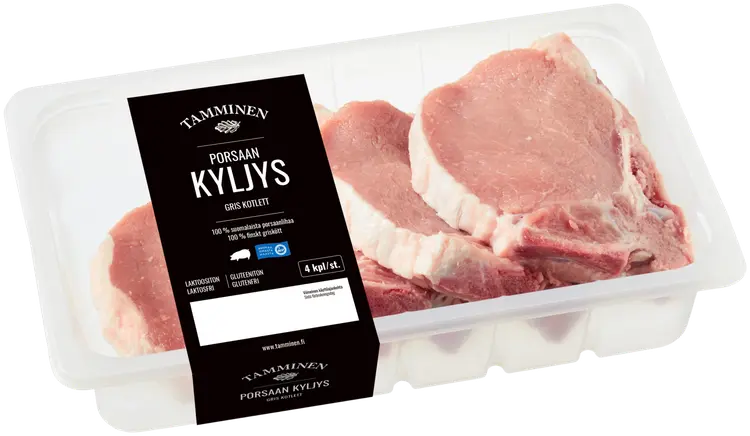 Tamminen porsaan kyljys n600g