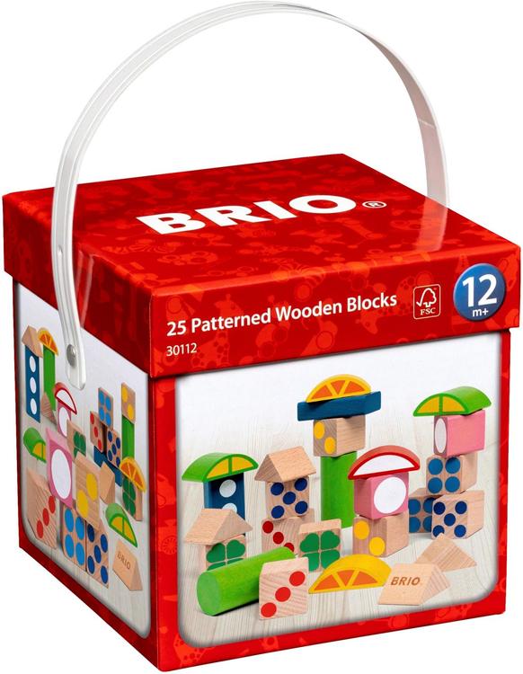 BRIO Kuviolliset puupalikat