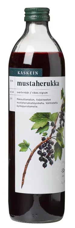 Kaskein Marja Mustaherukkatäysmehu 0,5l lisäaineeton