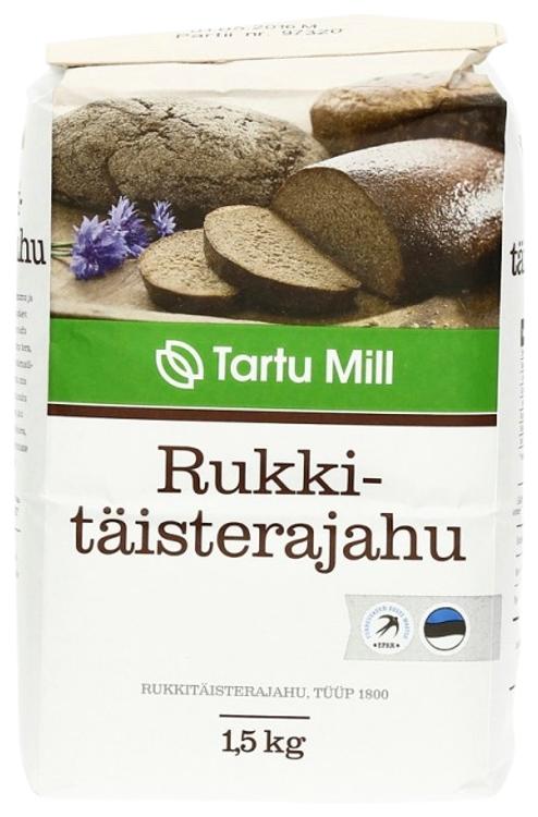 Täistera rukkijahu 1,5 kg