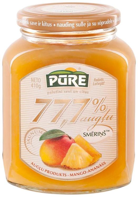 Pure mango-ananassi moos, 77,7%, 410g