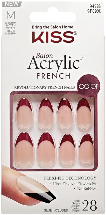 Kiss Salon Acrylic French kunstküüned Catchy
