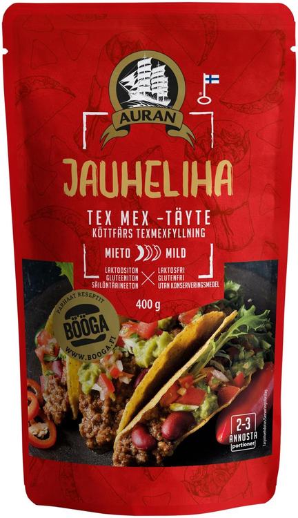 Auran Jauheliha tex mex -täyte 400g
