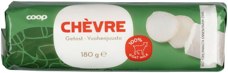 Coop Chevre vuohenmaitojuusto 180g