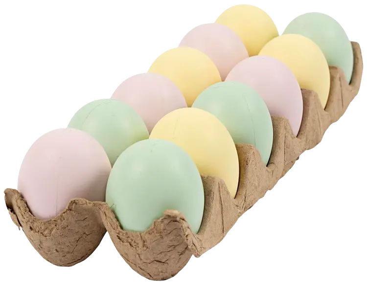 Creativ Company Munat, Kork. 6 cm, pastellivärit, 12kpl/ 1 pkt