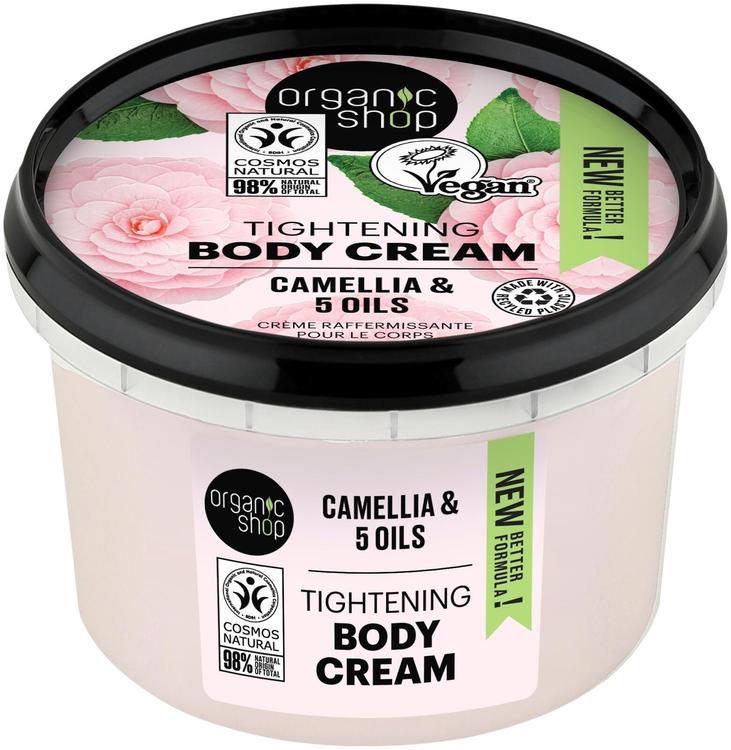 Organic Shop Tightening Body Cream Camellia -vartalovoide 250 ml