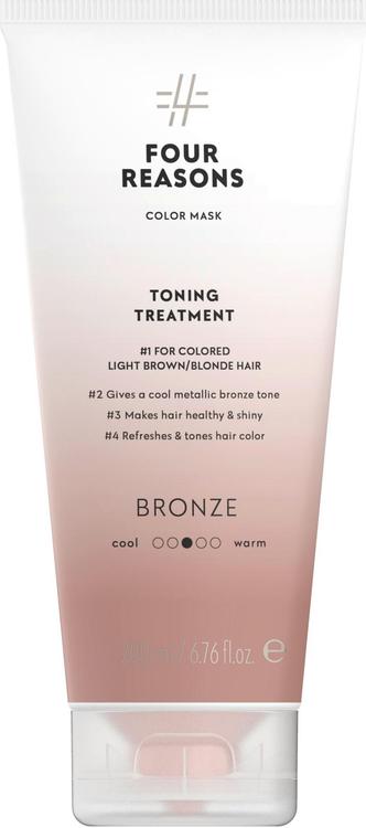 Four Reasons Color Mask Toning Treatment Bronze sävyttävä tehohoito 200 ml