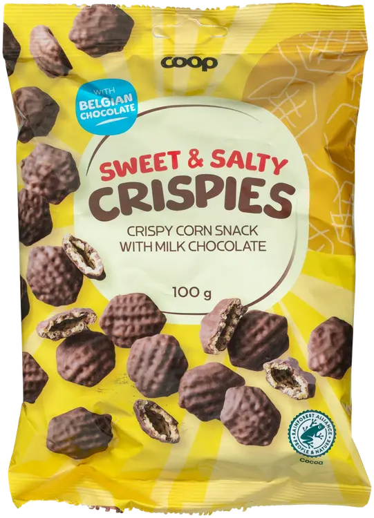 Coop Sweet & Salty Crispies maissisnacks 100 g