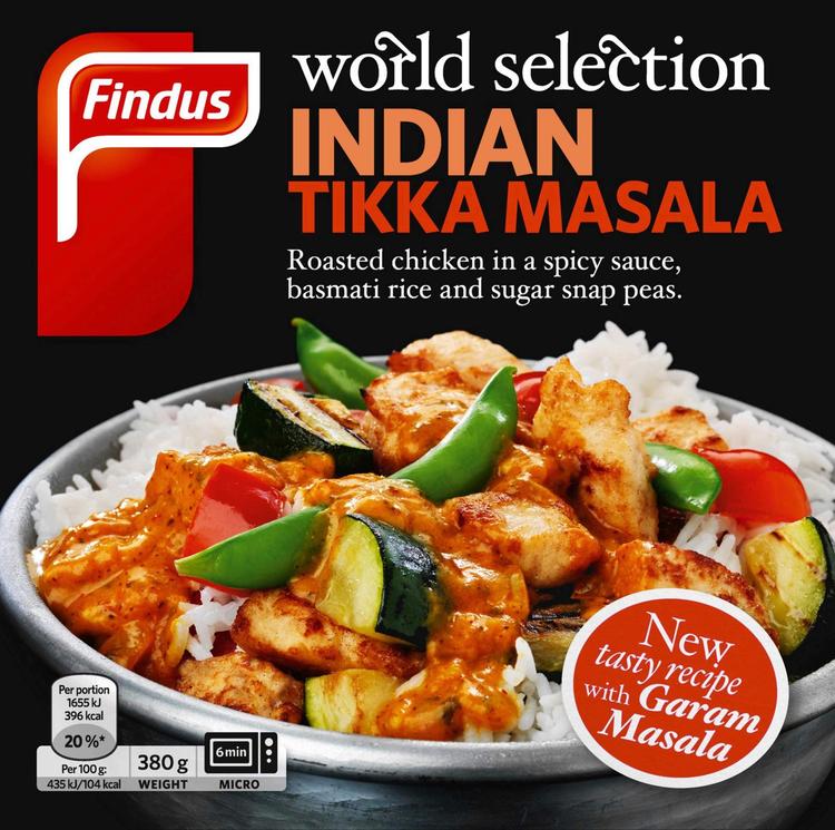 Findus World Selection Indian Tikka Masala 380g, pakaste
