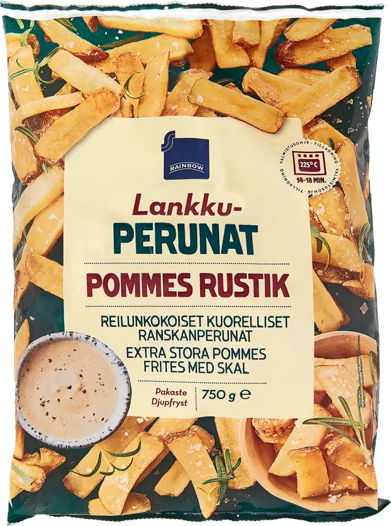 Rainbow lankkuperunat pakaste 750 g