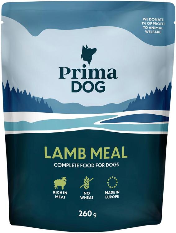 PrimaDog Lammas-ateria 260 g