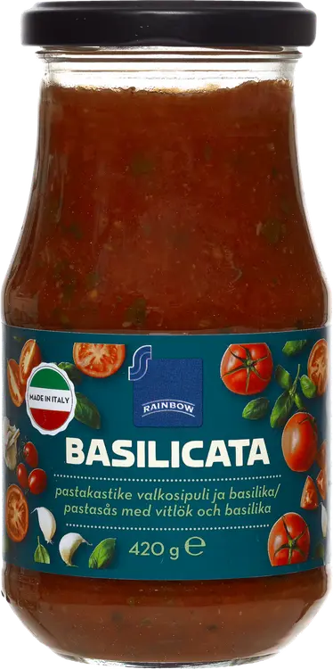Rainbow 420g valkosipuli-basilika pastakastike