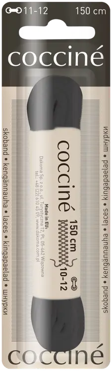 Coccine kengännauha 150 cm, musta
