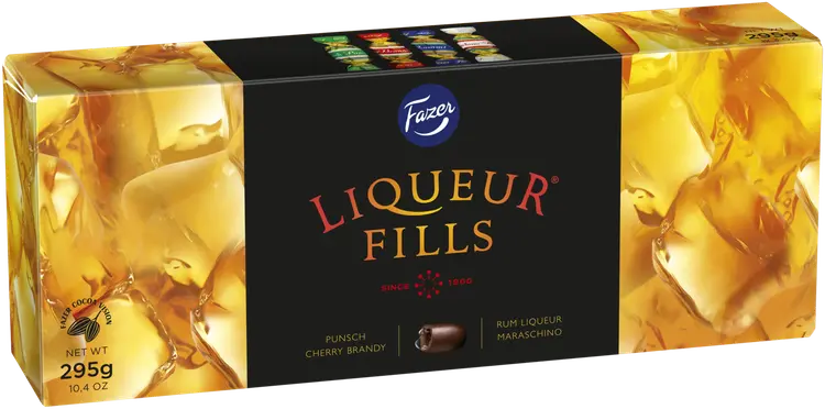 Fazer Liqueur Fills liqueur filled chocolates 295g