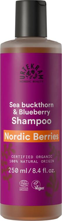 URTEKRAM Luomu Nordic Berries shampoo 250ml