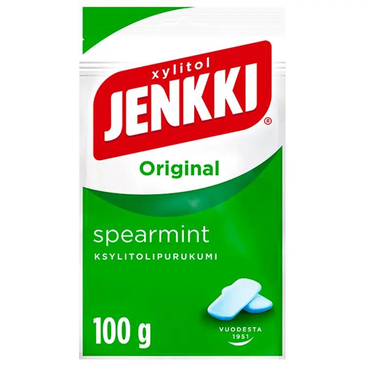 Jenkki Original Spearmint ksylitolipurukumi 100g