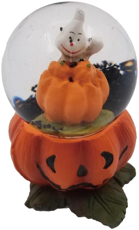 Lumisadepallo kurpitsa 5,5 cm
