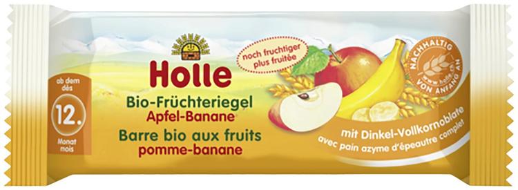 Holle müslibatoon õuna ja banaaniga 25 g, öko, alates 12-elukuust