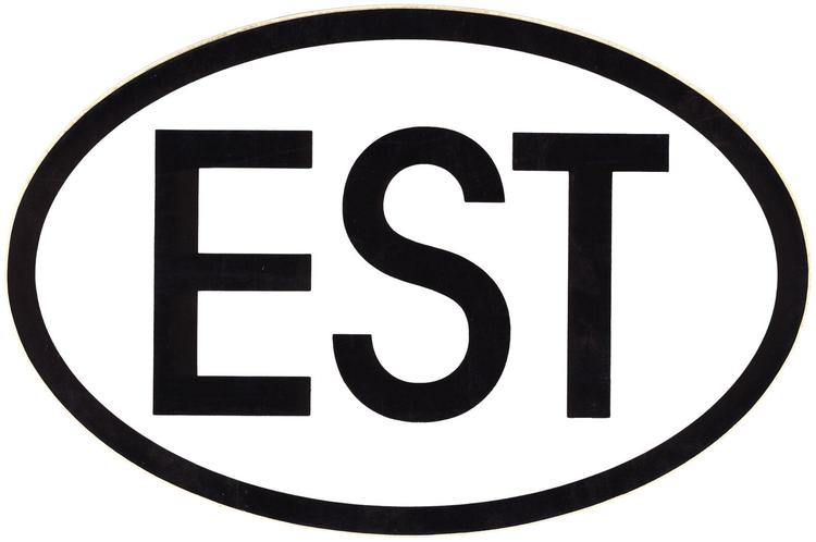 KLEEPS EESTI SINI-MUST-VA 116X76MM