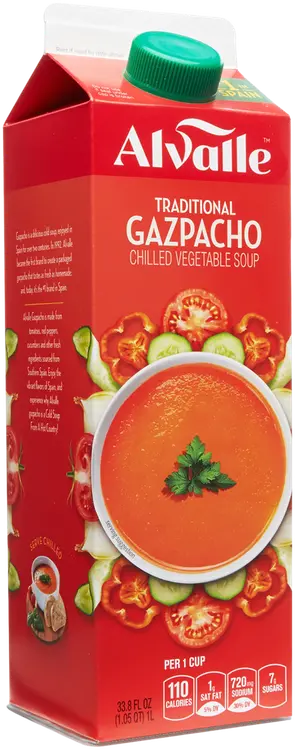 Alvalle Gazpacho Tuorekasviskeitto 1l