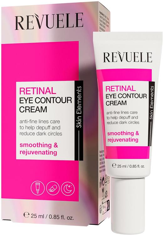 Revuele Retinol silmänympärysvoide joka auttaa tummiin silmänalusiin ja kirkastaa ihoa.