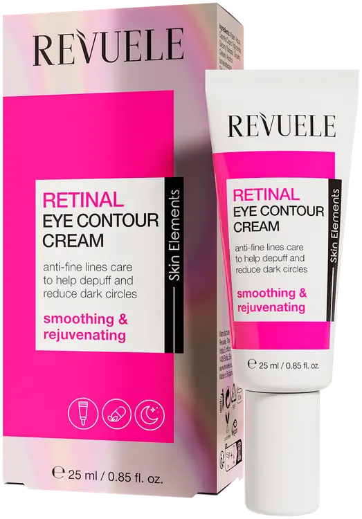 Revuele Retinol silmänympärysvoide joka auttaa tummiin silmänalusiin ja kirkastaa ihoa.