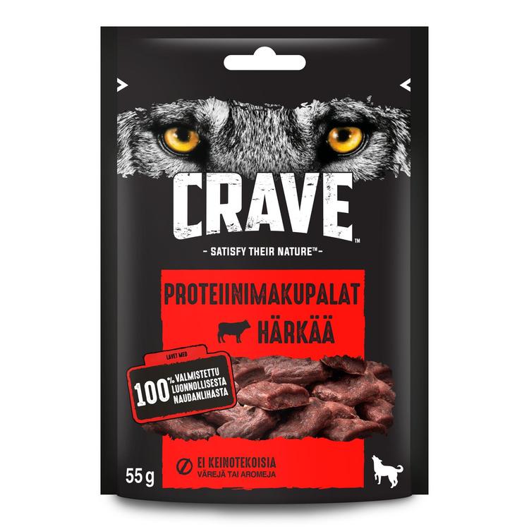 Crave 55g Protein Chunks Härkä