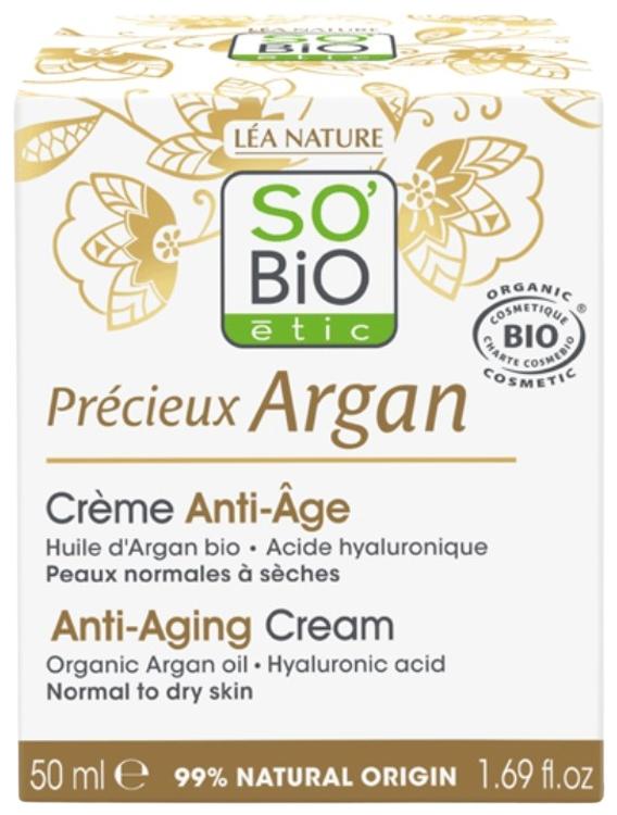 Vananemisvastane päevakreem So Bio Argan 50ml