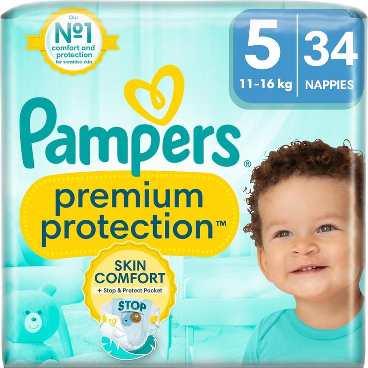 Pampers Premium Protection S5 11-16kg 34kpl vaippa