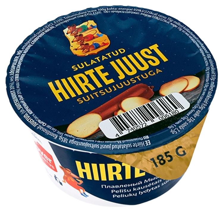 Hiirte Sulatatud Juust suitsujuustuga 185g