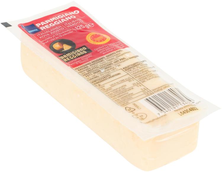 Rainbow Parmigiano Reggiano juusto 125 g PDO 30% rasvaa