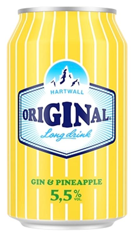 Hartwall Original Long Drink Pineapple muu alkohoolne jook 5,5%vol 330ml