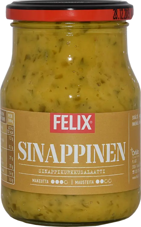 Felix sinappikurkkusalaatti 390g