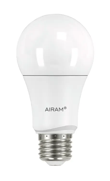 Airam led vakio 827 1055lm E27 radar, opaali