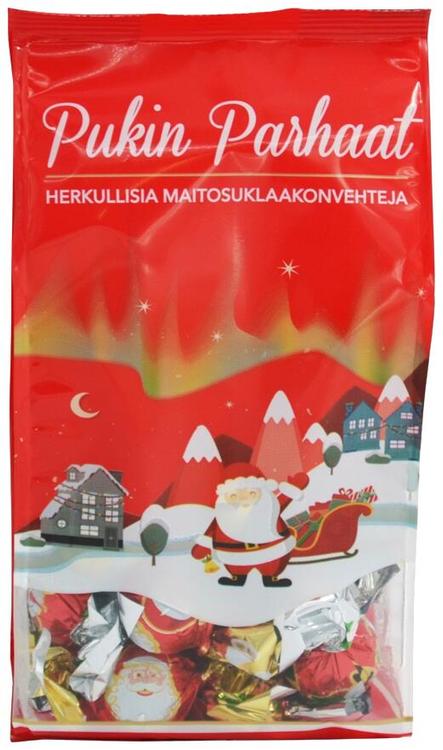 Pukin Parhaat maitosuklaakonvehteja 170g