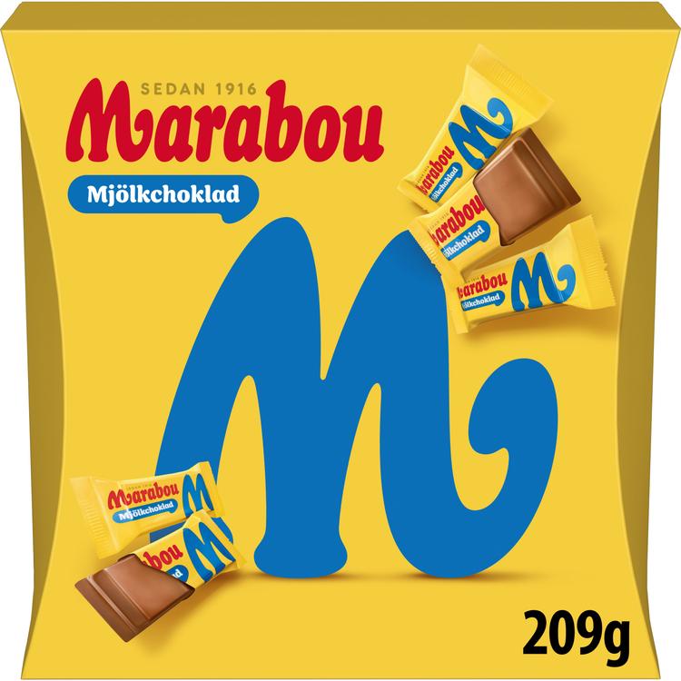 Marabou kinkekarp piimašokolaadidega 209g