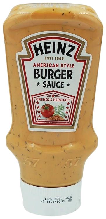 Heinz Ameerikapärane burgerikaste 400 ml/ 420 g