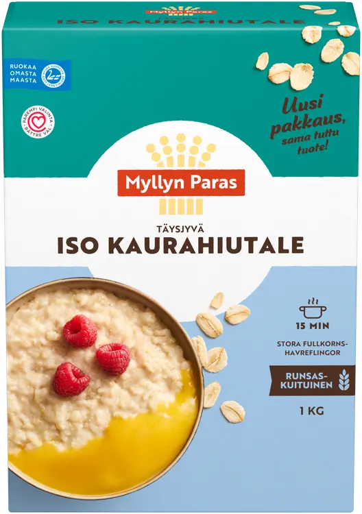 Myllyn Paras Iso täysjyvä Kaurahiutale 1 kg