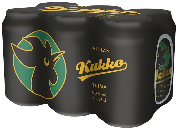 6 x Laitilan Kukko Tuima 8,0% 0,33L olut