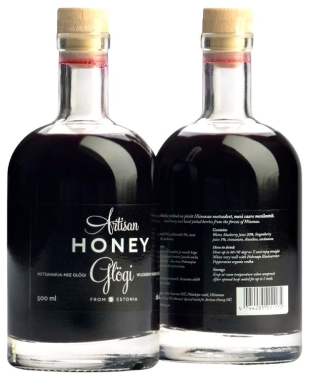 ARTISAN metsamarja ja mee glögi alkoholivaba 500 ml