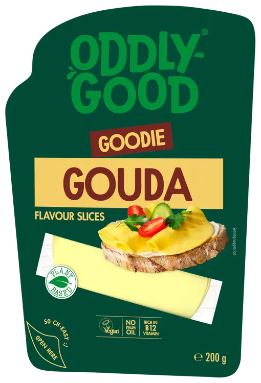 Oddlygood® e200 g slices gouda flavour